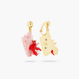 Les Néréides The Little Mermaid Hermit Crab Earrings-One Quarter