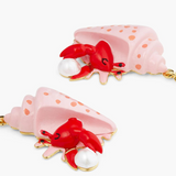 Les Néréides The Little Mermaid Hermit Crab Earrings-One Quarter