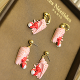 Les Néréides The Little Mermaid Hermit Crab Earrings-One Quarter