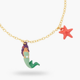 Les Néréides The Little Mermaid Marine Animal Charm Bracelet-One Quarter