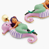 Les Néréides The Little Mermaid Seahorse Earrings-One Quarter