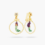 Les Néréides The Little Mermaid Seashell Shape Earrings-One Quarter
