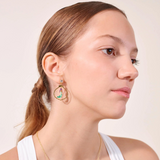 Les Néréides The Little Mermaid Seashell Shape Earrings-One Quarter