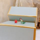 Les Néréides The Little Mermaid Starfish Adjustable Ring-One Quarter