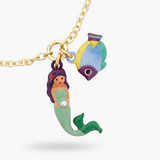 Les Néréides The Little Mermaid Tropical Fish Charm Bracelet-One Quarter