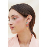 Les Néréides The Wizard of Oz Rainbow House and Hot Air Balloon Earrings-One Quarter