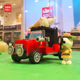 LiNooS Peanut® Snoopy Secret Agent Vintage Car Building Block Set-One Quarter