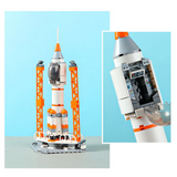 LiNooS Peanut® Snoopy Space Traveler Rocket Launch Center Building Block Set-One Quarter