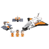 LiNooS Peanut® Snoopy Space Traveler Space Shuttle Building Block Set-One Quarter