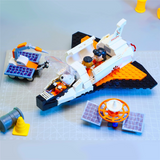 LiNooS Peanut® Snoopy Space Traveler Space Shuttle Building Block Set-One Quarter
