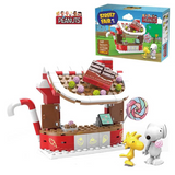 LiNooS Peanut® Snoopy Street Fair Candy Stand Building Block Set-One Quarter
