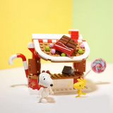 LiNooS Peanut® Snoopy Street Fair Candy Stand Building Block Set-One Quarter