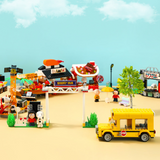 LiNooS Peanut® Snoopy Street Fair Fruit Shop Building Block Set-One Quarter