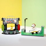 LiNooS Peanut® Snoopy Street Fair Skate Park Building Block Set-One Quarter