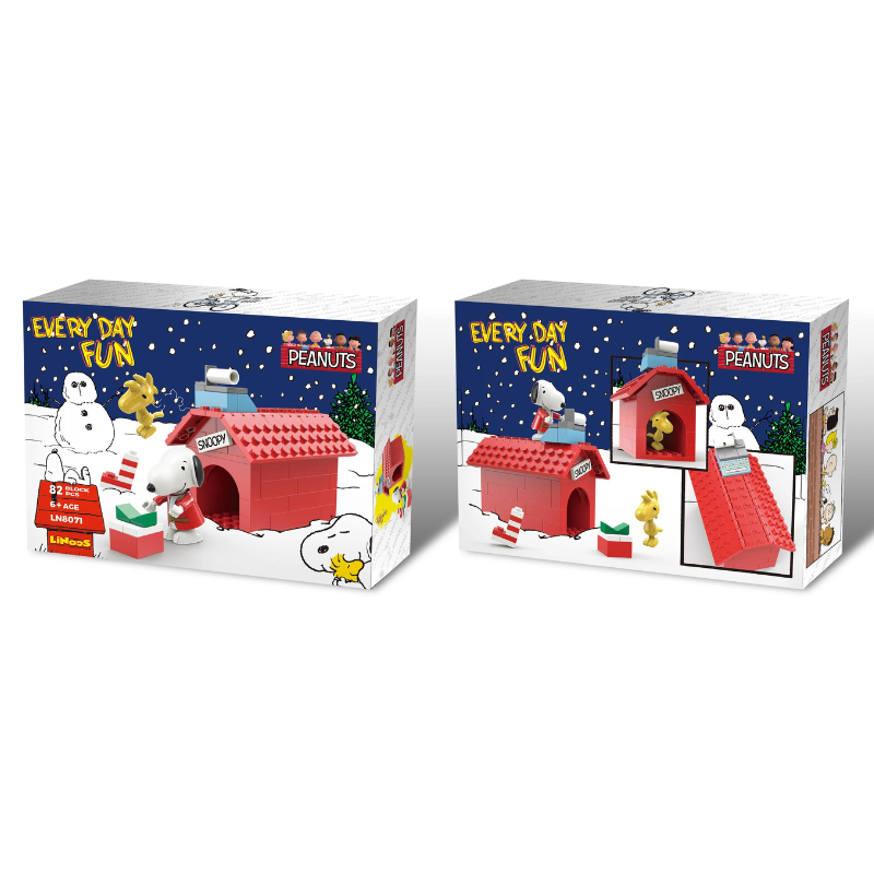 小物 NEIGHBORHOOD Peanuts&Co.15ssBOOZECHAMBER Peanuts® Snoopy Garden Mystery Boxes Building Block Set