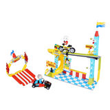 LiNooS Peanuts® Snoopy Circus Bicycle and Car Acts Building Block Set-One Quarter