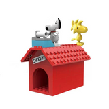 LiNooS Peanuts® Snoopy Every Day Fun Snoopy's Doghouse Building Block Set