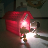 LiNooS Peanuts® Snoopy Every Day Fun Snoopy's Doghouse Building Block Set