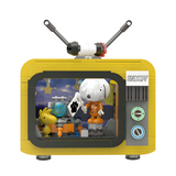 LiNooS Peanuts® Snoopy Space Exploration Television Building Block Set-One Quarter