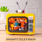 LiNooS Peanuts® Snoopy Space Exploration Television Building Block Set-One Quarter
