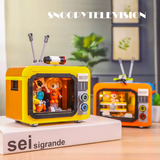 LiNooS Peanuts® Snoopy Space Exploration Television Building Block Set-One Quarter