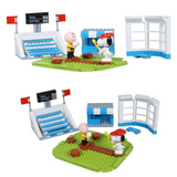 LiNooS Peanuts® Snoopy Sports Baseball Game Building Block Set-One Quarter