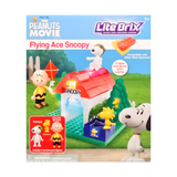 Lite Brix Peanuts® The Peanuts Movie Flying Ace Snoopy Building Block Set-One Quarter