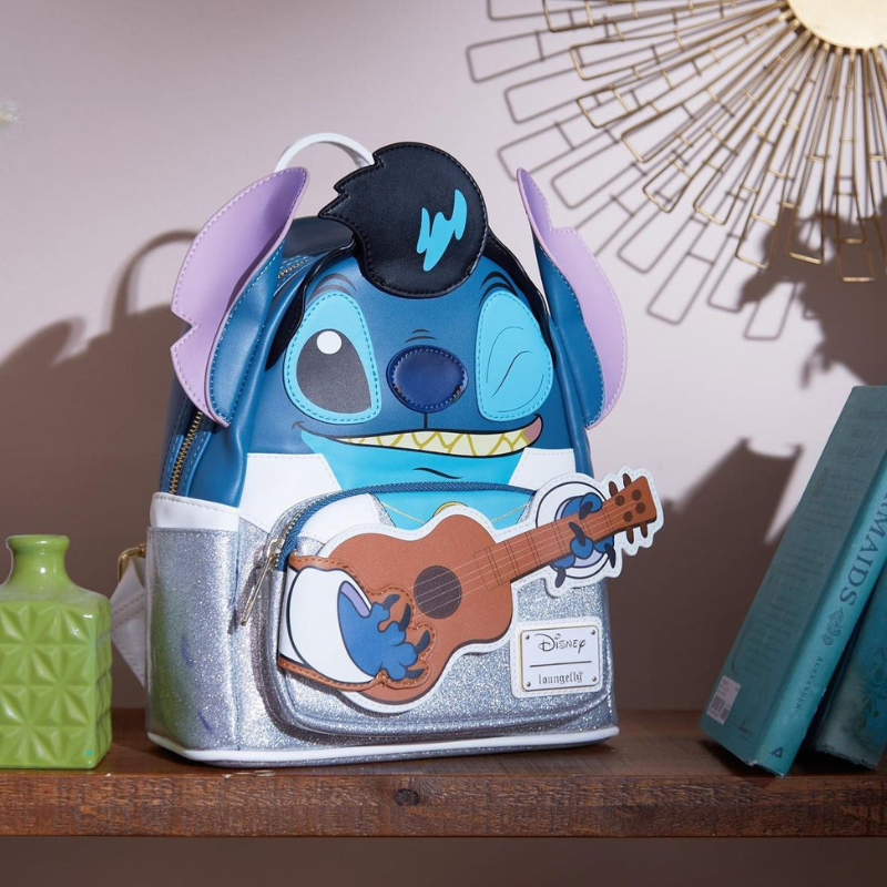elvis the elephant mini backpack Lilo & Stitch Elvis Stitch Figural Mini Backpack