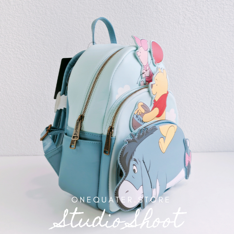 disney winnie the pooh 95th anniversary mini backpack Winnie the Pooh 95th Anniversary Triple Pocket Mini Backpack
