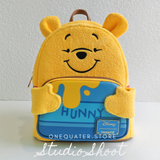 Loungefly Winnie the Pooh Hunny Tummy Mini Backpack-One Quarter