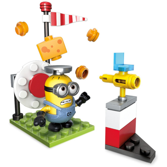 MEGA Despicable Me Minions Cheese Shootout Building Block Set-One Quarter