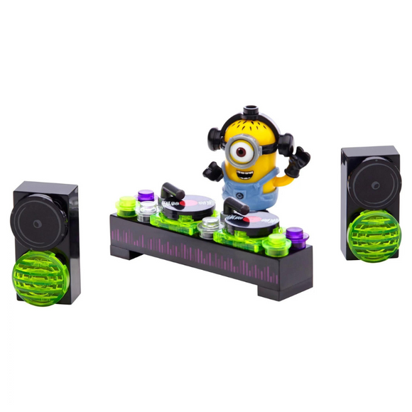 MEGA Despicable Me Minions Dance Party Building Block Set-One Quarter