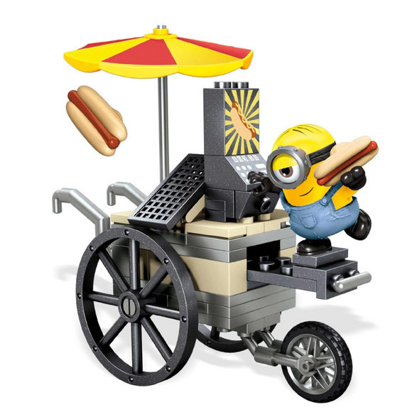 MEGA Despicable Me Minions Flying Hot Dogs Building Block Set-One Quarter