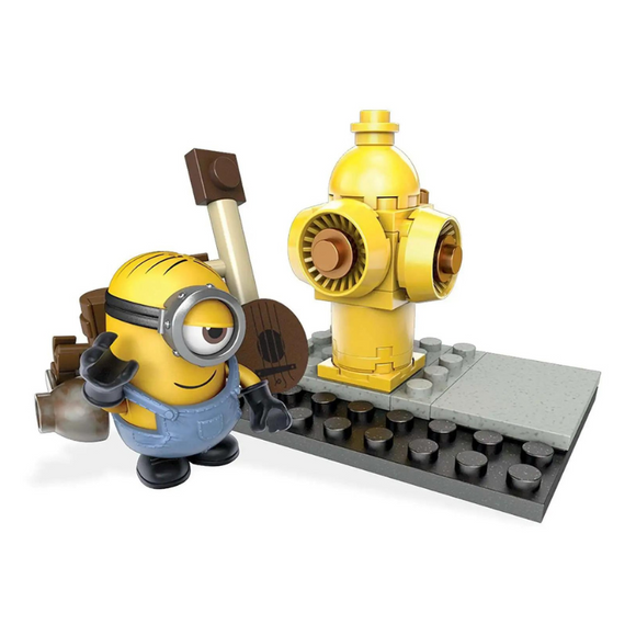 MEGA Despicable Me Minions Hydrant Crush Building Block Set-One Quarter