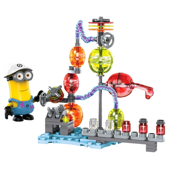 MEGA Despicable Me Minions Jelly Lab Building Block Set-One Quarter