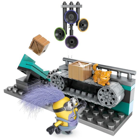 MEGA Despicable Me Minions Mailroom Mania Building Block Set-One Quarter