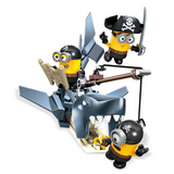 MEGA Despicable Me Minions Shark Bait Building Block Set-One Quarter