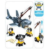 MEGA Despicable Me Minions Shark Bait Building Block Set-One Quarter
