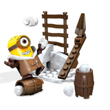 MEGA Despicable Me Minions Snowball Fight Building Block Set-One Quarter