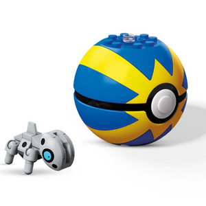 MEGA Pokémon Aron Mini Action Figure with Poké Ball Building Toy Kit-One Quarter