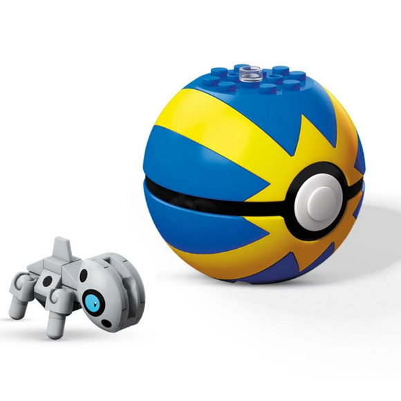 MEGA Pokémon Aron Mini Action Figure with Poké Ball Building Toy Kit-One Quarter