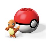 MEGA Pokémon Charmander Mini Action Figure with Poké Ball Building Toy Kit-One Quarter