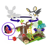 MEGA Pokémon Emolga and Bulbasaur’s Charming Woods Building Toy Kit-One Quarter