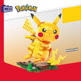 MEGA Pokémon Kanto Partner Pikachu Figure Building Toy Kit-One Quarter