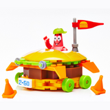 MEGA SpongeBob SquarePants Patty Wagon Racer Building Block Set-One Quarter