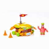 MEGA SpongeBob SquarePants Patty Wagon Racer Building Block Set-One Quarter