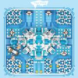 MOYU Fairy Tale Castle Frozen The Ice Castle Micro-Diamond Particle Building Block Set-One Quarter