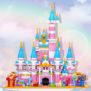 MOYU Fairy Tale Castle Sleeping Beauty Castle Micro-Diamond Particle Building Block Set-One Quarter