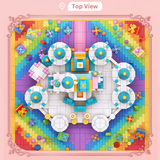 MOYU Fairy Tale Castle Sleeping Beauty Castle Micro-Diamond Particle Building Block Set-One Quarter