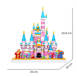 MOYU Fairy Tale Castle Sleeping Beauty Castle Micro-Diamond Particle Building Block Set-One Quarter